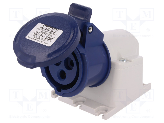 3-VAIHE N LIITINAARAS - 16A - IEC 60309 - AC liittimet ja rungot - FAM-23297 - 1