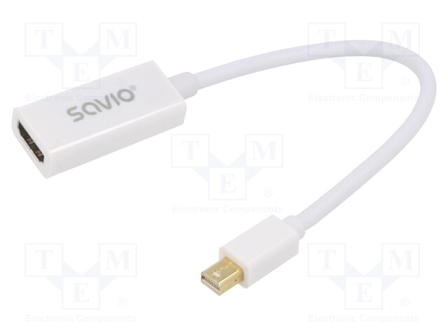 HDMI ADAPTERI -PISTORASIA,MINI DISPLAYPORT-PISTOKE - 0,23M - HDMI, DVI, DisplayPort johdot - SAVKABELCL-57 - 1