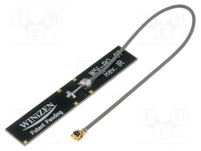 ANTENNI - BLUETOOTH,WLAN,ZIGBEE - 2,5DBI - KOOT: 48X8X1MM - -30÷70°C - WIFI/Bluetooth antennit - W5I-BO-07 - 1