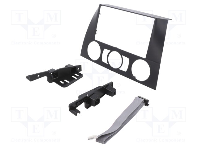 AUTORADION KEHYS - BMW - 2 DIN - MUSTA - Kehykset autoradioille - RAM-40.827 - 1