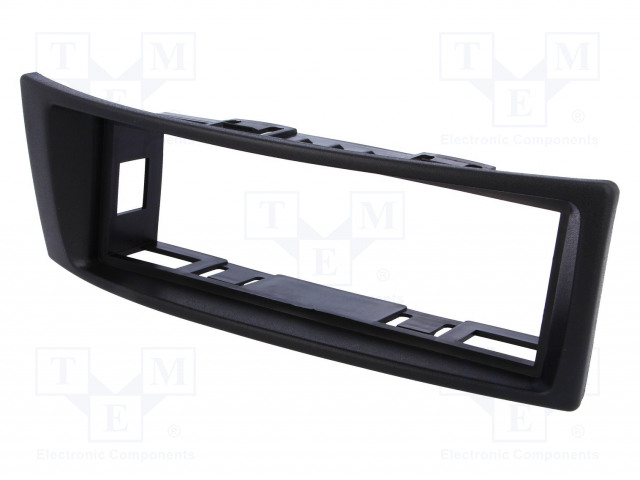 AUTORADION KEHYS - RENAULT - 1 DIN - MUSTA - Kehykset autoradioille - RAM-40.077 - 1