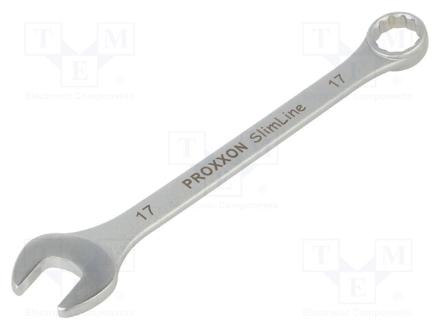 WRENCH: COMBINATION SPANNER - DOUBLE-SIDED - 17MM - SLIMLINE - Vääntötyökalut ja kiintolenkit - PR23917 - 1
