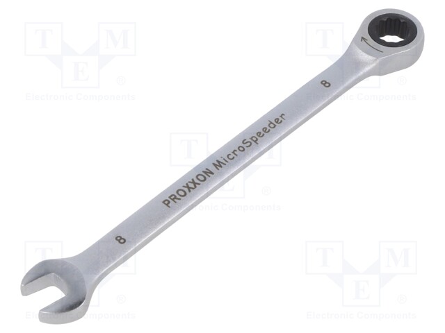 WRENCH: COMBINATION SPANNER - RATTLE - 8MM - MICROSPEEDER - Vääntötyökalut ja kiintolenkit - PR23257 - 1