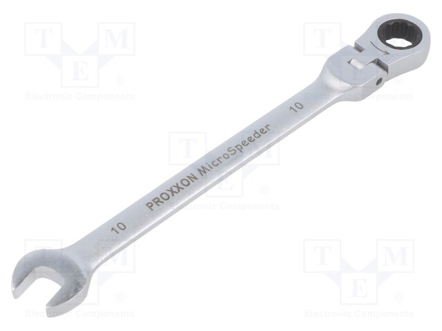 WRENCH: COMBINATION SPANNER - RATTLE,WITH JOINT - 10MM - Vääntötyökalut ja kiintolenkit - PR23047 - 1