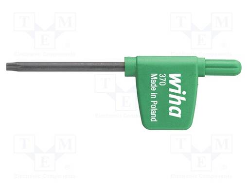 WRENCH: TORX® - TX8 - OVERALL LEN: 72MM - WORKING PART LEN: 40MM - Kuusiokolo- ja TORX avaimet - WIHA.03727 - 1