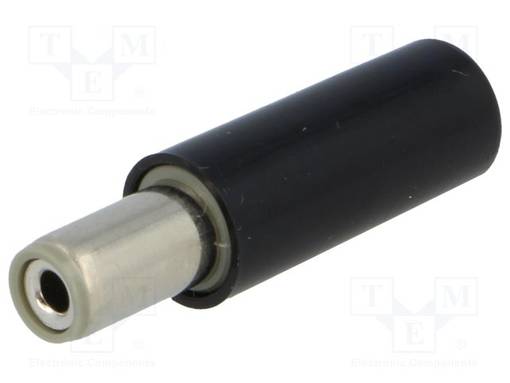 LIITIN: VIRTA- DC - PISTOKE - NAARAS - 5A - 12V - SUORA - JOHTOON - 5,5MM - DC liittimet - FC68147 - 1