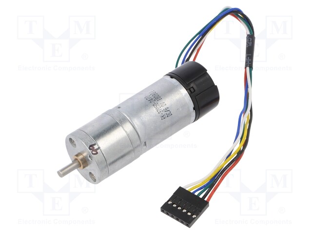 DC MOOTTORI ENKOODERILLA JA VAIHTEISTOLLA HP - 6VDC - 6,5A - DC moottorit - POLOLU-4807 - 1