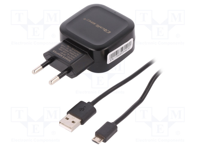 VIRTALÄHDE: IMPULSSI - 5VDC - 3,4A - 17W - LÄHTÖ: USB X2 - Pistorasiamuuntajat - ZSI-50187 - 1