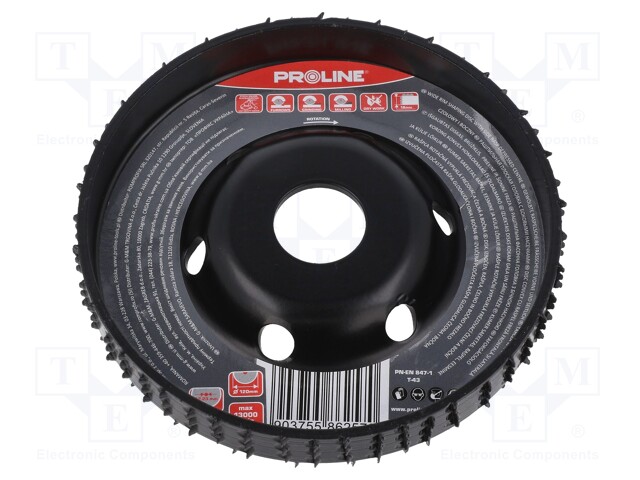 HIOMALAIKKA - 120MM - KUPERA,RASPILLA - Katkaisu- ja hiomalaikat - PRE-86257 - 1