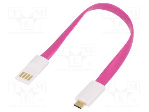 KAAPELI - USB 2.0 - USB A PISTOKE,USB B MIKROPISTOKE - KULLATTU - USB kaapelit ja adapterit - CU0087 - 1