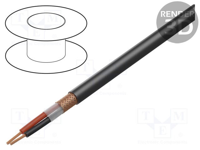 KAIUTINKAAPELI - 2X4MM2 - OFC - MUSTA - PAKKAUS: - Kaiutinkaapelit - TAS-TSK1117 - 1