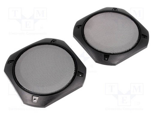 KAIUTINRITILÄ - 130MM - METALLI - 2KPL - Autokaiutinritilät ja soitinkotelot - GR00007 - 1