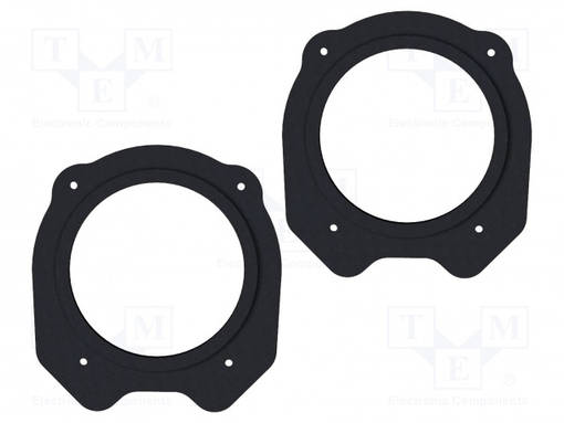 KAIUTTIMEN KOROKERENGAS - MDF - 165MM - CITROËN - KAIUT.SYVYYS: 20MM - KYLLÄSTETTY - Kaiuttimen MDF soviterenkaat - D.MDF.CITROEN07 - 1