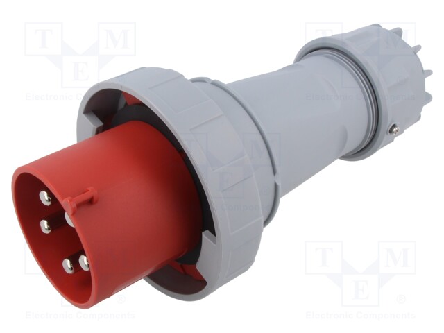 KOJELIITIN UROS - 125A - 400V - IEC 60309 - IP67 - PIN: 5 - AC liittimet ja rungot - QX-1447 - 1