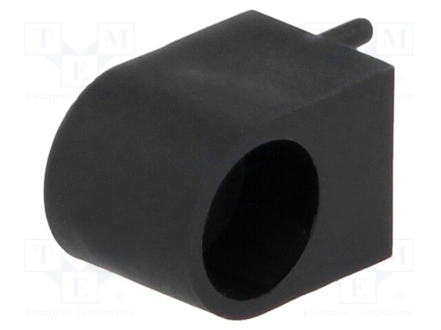 LED-DIODIN KOTELO - 5MM - POLYAMIDI - KULMAMALLI - 3 PIN - MUSTA - LEDkaulukset - FIX-LEK-503-7 - 1