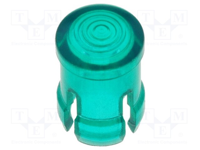 LED-LINSSI - PYÖREÄ - VIHREÄ - MATALAPROFIILINEN - 3MM - Linssit LEDeille - KEYS8657 - 1
