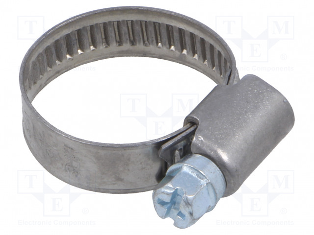 LETKUSIDE - W: 9MM - KIRISTYS: 16÷27MM - D - W2 - DIN 3017 - Metalliset nippusiteet ja kiinnityspanna - MPC-D2016027 - 1