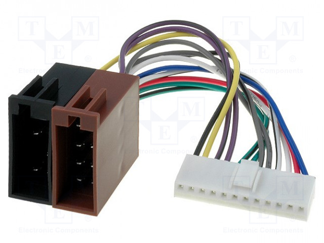 LIITIN - ISO - PIONEER - PIN: 12 - Radiopaneelien liittimet - ZRS-7 - 1