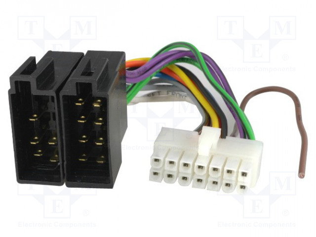 LIITIN - ISO - PIONEER - PIN: 14 - Radiopaneelien liittimet - ZRS-27 - 1