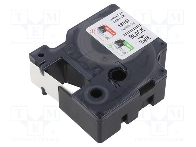 LÄMPÖKUTISTUVAT MERKIT - 1,5M - VALKOINEN - MERKIN VÄRI: MUSTA - Tarratulostimet ja merkitsijät - DYMO.18057 - 1