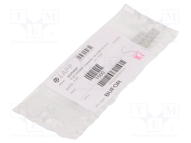 MERKIT - MERKINTÄ: 9 - RUOSTUMATON TERÄS - -80÷500°C - LIUKU-200KPL - Kaapeleiden merkintä - LP-83254187 - 1