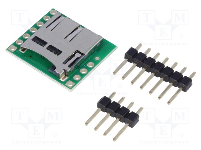 ROBOTIIKKAMODUULI: ADAPTERI - -MICROSD - MICROSD - Liitinmoduulit - POLOLU-2597 - 1