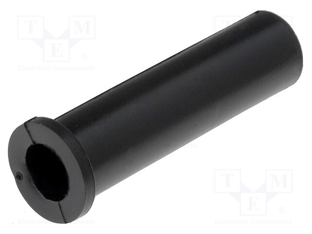 MURTOSUOJA - ØASENNUSAUK.: 9,3MM - ØREIKÄ: 6,8MM - PVC - MUSTA - L: 36MM - Läpivientirenkaat - ODZ-7 - 1