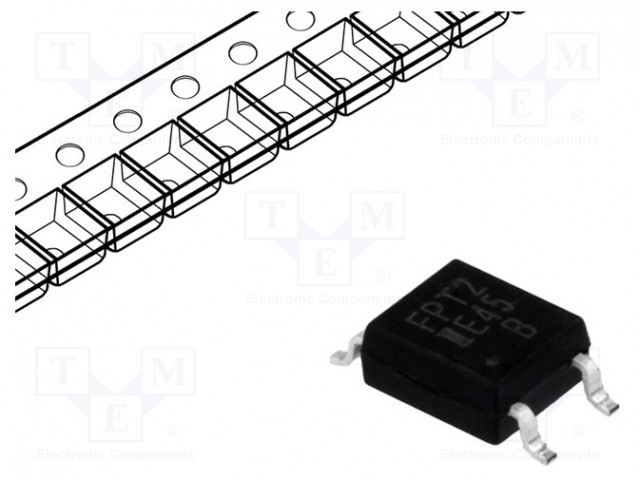 OPTOEROTIN - SMD - CH: 1 - OUT: TRANSISTORILÄHTÖ - UERIST: 3,75KV - Optoerottimet - IS357 - 1