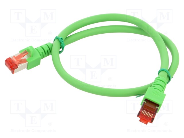 PATCH KAAPELI - S/FTP - CAT: 6 - RJ45-PISTOKE,MOLEMMIN PUOLIN - LANKA - CU - RJ45 Ethernet kaapelit - HELUKAT-803007 - 1