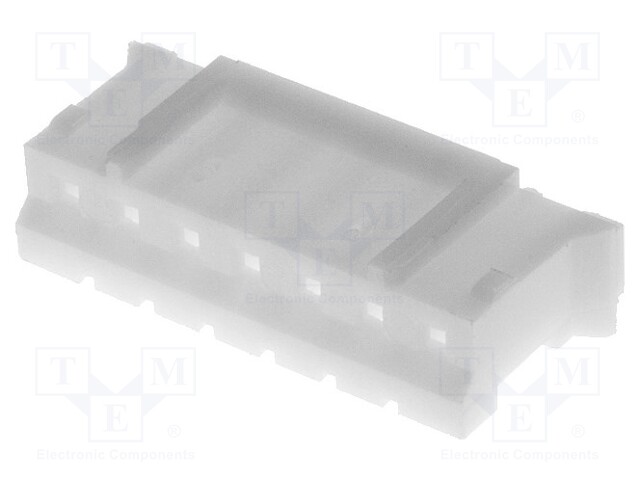 LIITIN: JOHTO-LEVY - PISTOKE - NAARAS - PIN: 7 - NXG - JOHTOON - 2MM - 1X7 - Signaaliliittimet rasteri 2,00mm - NXG-07 - 1