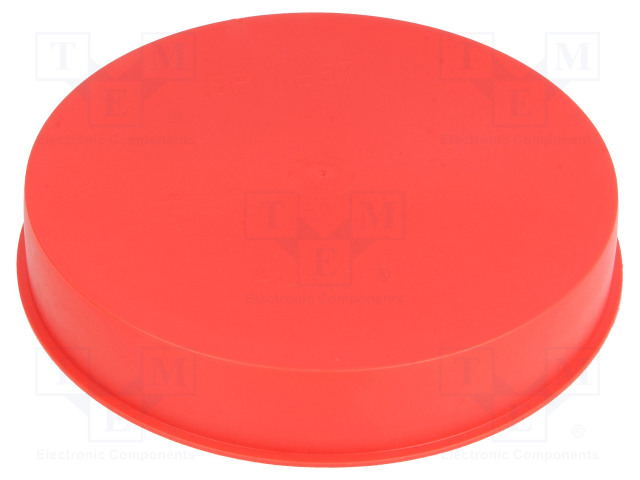 KANNE - RUNKO: PUNAINEN - ULKOHALK: 166MM - H: 28MM - LDPE - PAINETTAVA - Tapit ja hylsyt - SP1657 - 1