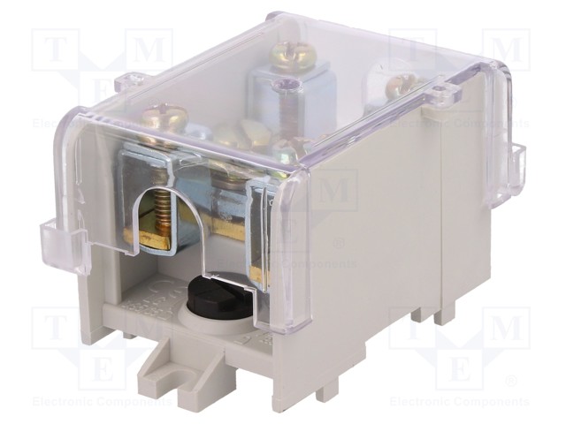 LIITIN: RIVILIITIN - 232A - RUUVI TERMINAALI - HARMAA - 95MM2 - NAVAT: 1 - Riviliittimet - PE.4027 - 1