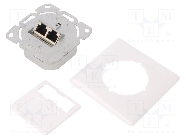 LIITIN: RJ45 - PISTORASIA - CAT: 6A - SUOJATTU,KAKSOIS-22AWG÷24AWG - RJ liittimet - LOG-NP0127 - 1