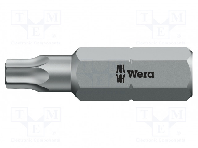 RUUVAUSKÄRKI - TORX® SUOJAN KANSSA - T7H - 1/4" - KOK.PIT: 25MM - Ruuvauskärjet - WERA.867BO7 - 1