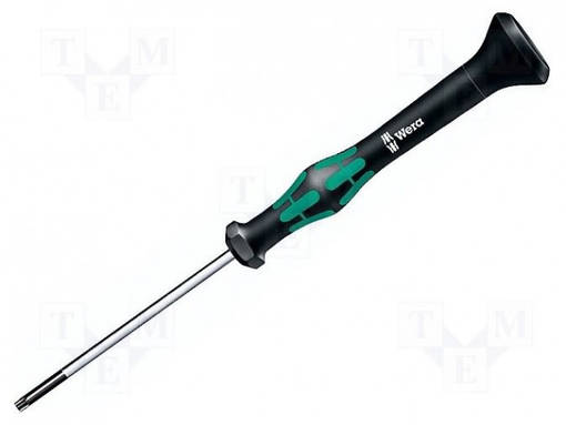 SCREWDRIVER: PRECISION - TORX® WITH PROTECTION - T7H - Ruuvimeisselit ja sarjat - WERA.2067BOTX7 - 1