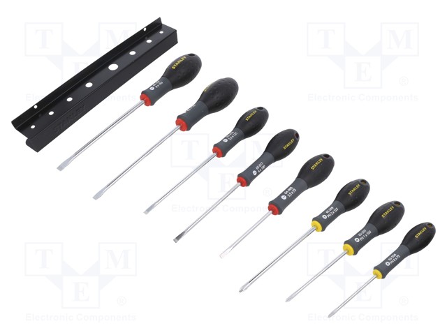 SCREWDRIVER: UNIVERSAL-SET - PHILLIPS,SLOT - FATMAX® - 8PCS. - Ruuvimeisselit ja sarjat - STL-0-65-437 - 1