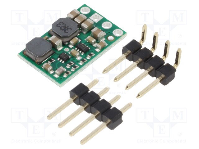 STEP UP MUUNNIN / STEP DOWN - LÄHTÖJÄNNITE 7,5V - TULOJÄNNITE 1,4÷16V - 1A - 80÷90% - Virransyöttömuuntimet - POLOLU-4967 - 1