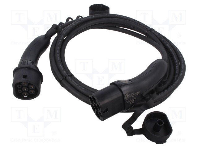 EMOBILITY: CABLE - 1X0.5MM2,5X6MM2 - 480VAC - 11KW - IP54 - THREE-PHASE - Sähköauton latauskaapelit - HVCOIMBSCR6PS702L7 - 1