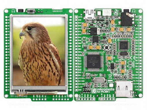 TFT NÄYTTÖ - 2,8" - 240X320 - LIITÄNTÄ: USB - OHJAIN: ILI9341 - Älykkäät näytöt - MIKROE-607 - 1