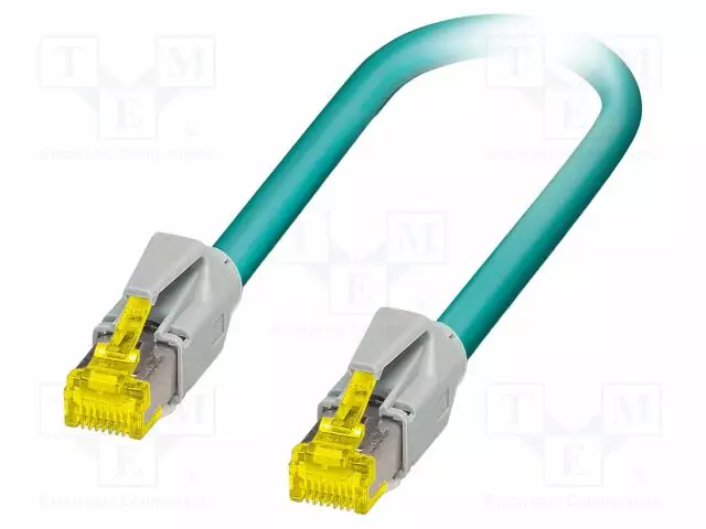 PATCH KAAPELI - S/FTP - CAT 6A - RJ45-PISTOKE,MOLEMMIN PUOLIN - LANKA - RJ45 Ethernet kaapelit - 1408367 - 1