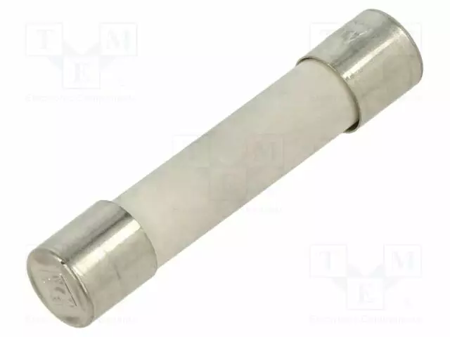 1A - 500VAC - HIDAS SULAKE - 6,3X32MM - Sulakkeet 6,3x32mm - hitaat - 632.717 - 1