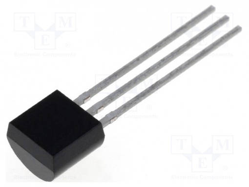 LDO REGULAATTORI, KIINTEÄ JÄNNITE - 5V - 0,1A - TO92 - THT - LDO säätämätt. jännitestabilisaattorit - LP2950ACZ-5.0LFT7 - 1