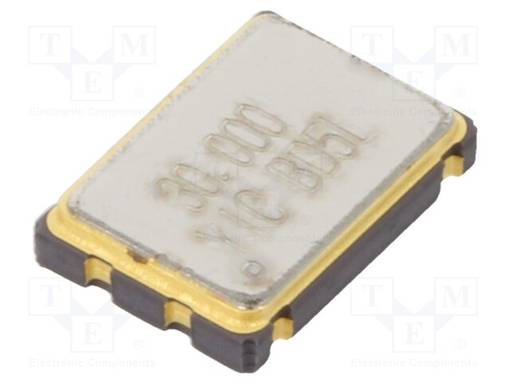 GENERAATTORI: KVARTSI - 30MHZ - SMD - 3,3V - ±50PPM - -20÷70°C - Kiteet ja oskillaattorit - OSC30M-3.3S7 - 1