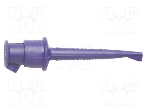 MITTAUSKOUKKU - 5A - 60VDC - VIOLETTI - 2,29MM - 30VAC - Testauskoukut - POM-3925-7 - 1