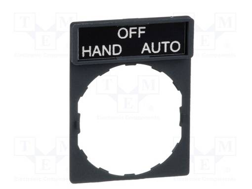 TIEDOTUSETIKETTI - HARMONY XB4 - Taulukytkimien lisävarusteet - ZBY2387 - 1