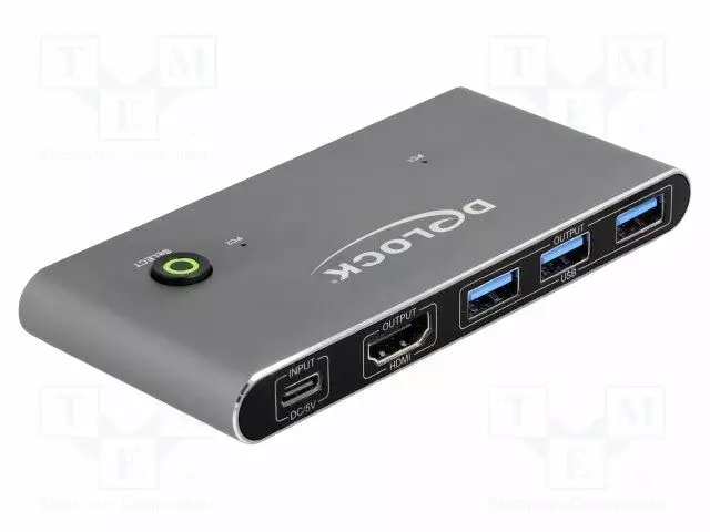 KVM KYTKIN - 8K,UHD 2160P,UHD 4320P - HDMI, DVI, DisplayPort johdot - DELOCK-18647 - 1