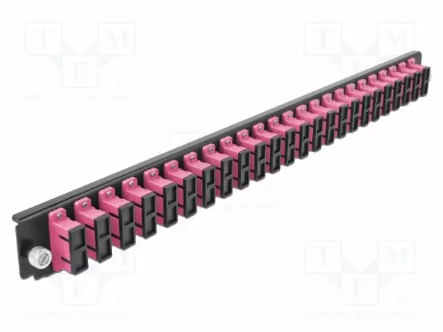 PATCH-VALOKUITUPANEELI - SC DUPLEX - DUPLEX,RACK - MUSTA - RACK 19" - Tietokonetarvikkeet - muut - DELOCK-43367 - 1