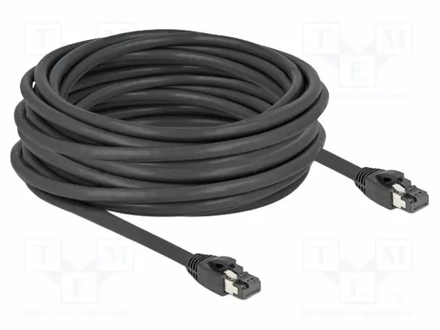 PATCH KAAPELI - S/FTP - CAT: CAT 8.1 - RJ45-PISTOKE,MOLEMMIN PUOLIN - RJ45 Ethernet kaapelit - DELOCK-80237 - 1