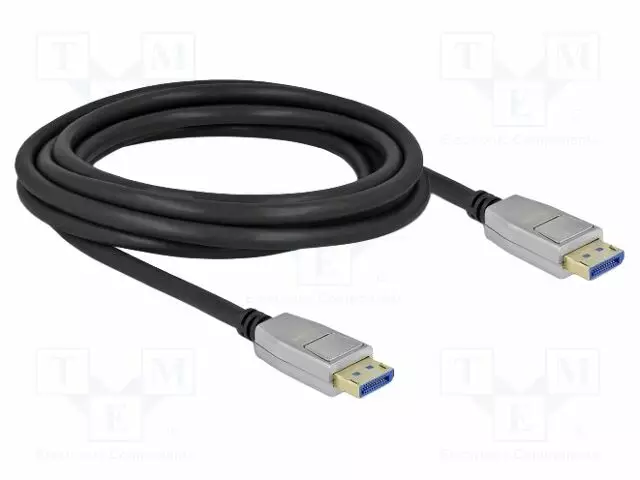 KAAPELI - DISPLAYPORT-PISTOKE,MOLEMMIN PUOLIN - DISPLAYPORT 2.0 - HDMI, DVI, DisplayPort johdot - DELOCK-80267 - 1