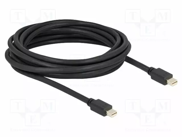 KAAPELI - MINI DISPLAYPORT-PISTOKE,MOLEMMIN PUOLIN - PIT: 5M - HDMI, DVI, DisplayPort johdot - DELOCK-83477 - 1